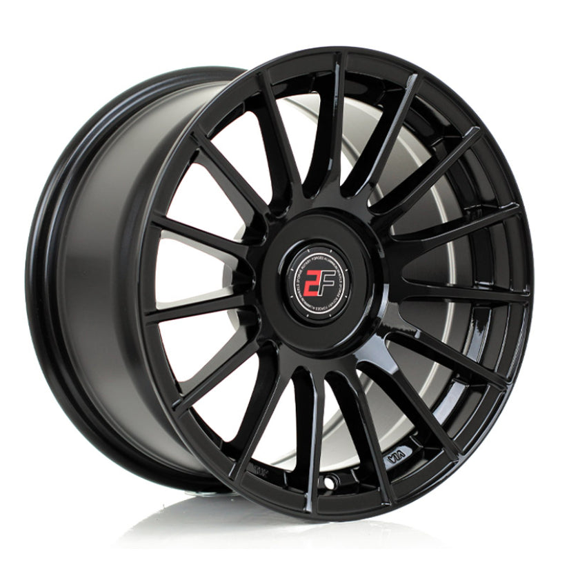 2Forge ZF1 Alloy Wheel 15x6 3x112 ET15 TO 40 72.5mm CB Gloss Black
