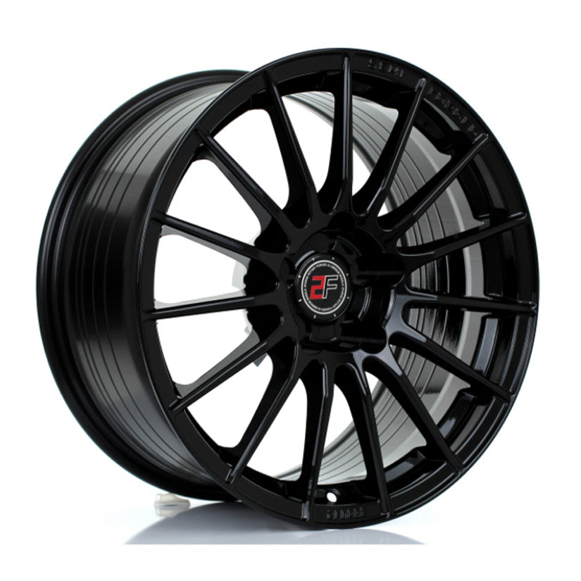 2Forge ZF1 Alloy Wheel 17x9 5x112 ET10 TO 50 72.6mm CB Gloss Black
