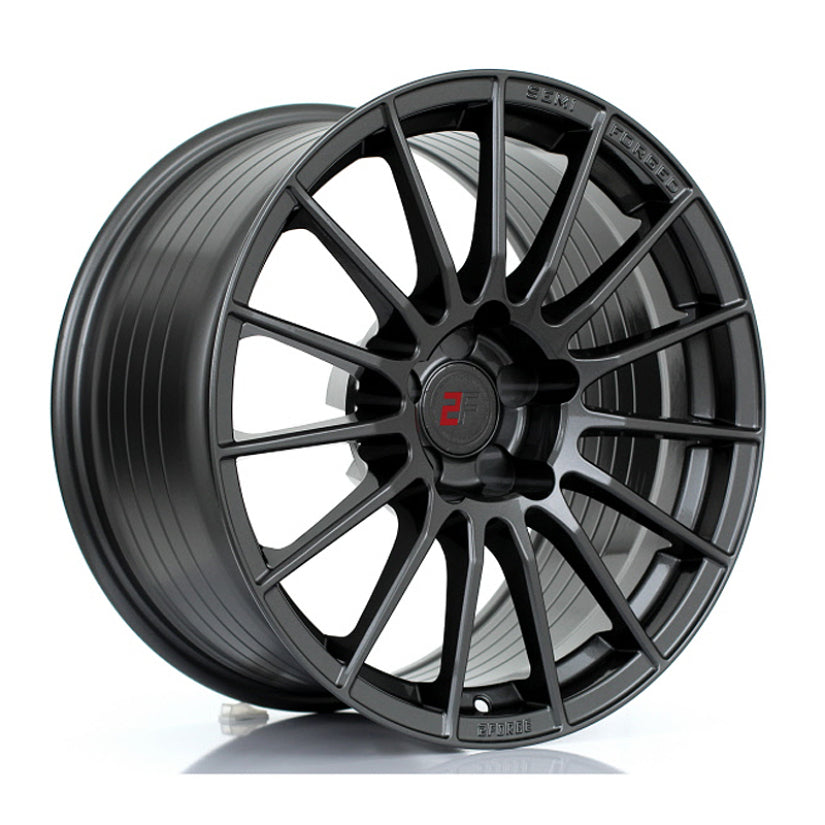 2Forge ZF1 Alloy Wheel 17x9.5 5x100 ET0 TO 45 72.6mm CB Gloss Gunmetal