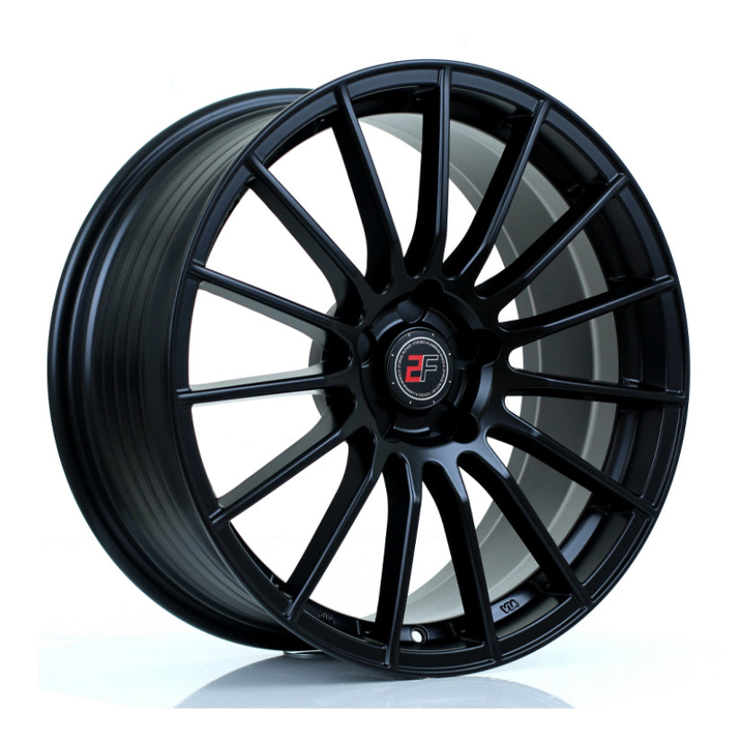 2Forge ZF1 Alloy Wheel 19x8.5 5x120 ET15 TO 45 72.6mm CB Matt Black