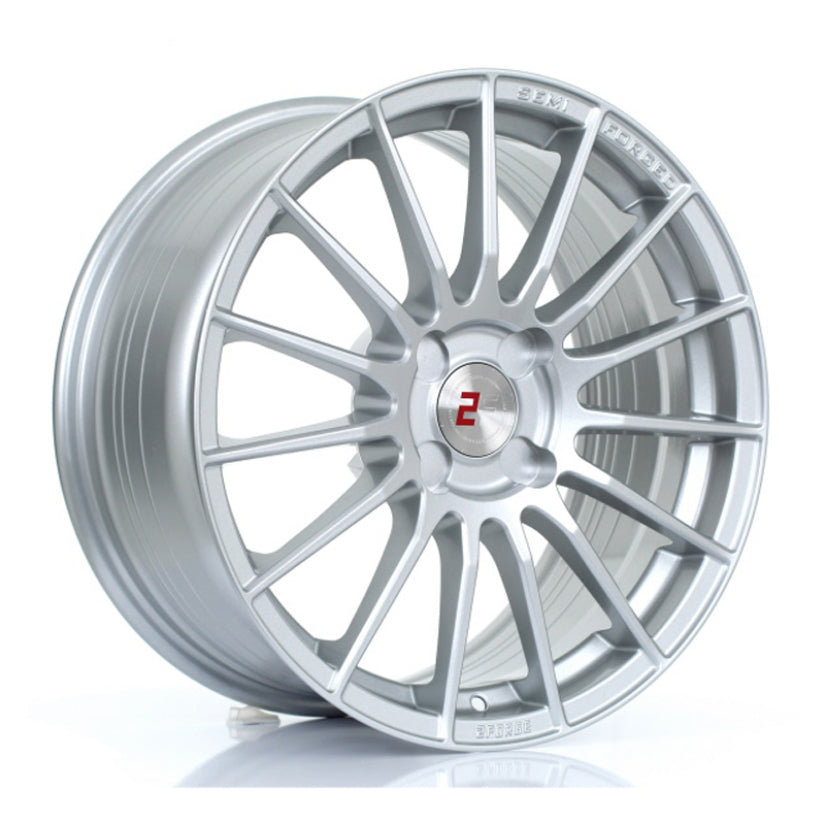 2Forge ZF1 Alloy Wheel 17x7.5 4x100 ET10 TO 51 72.6mm CB Silver