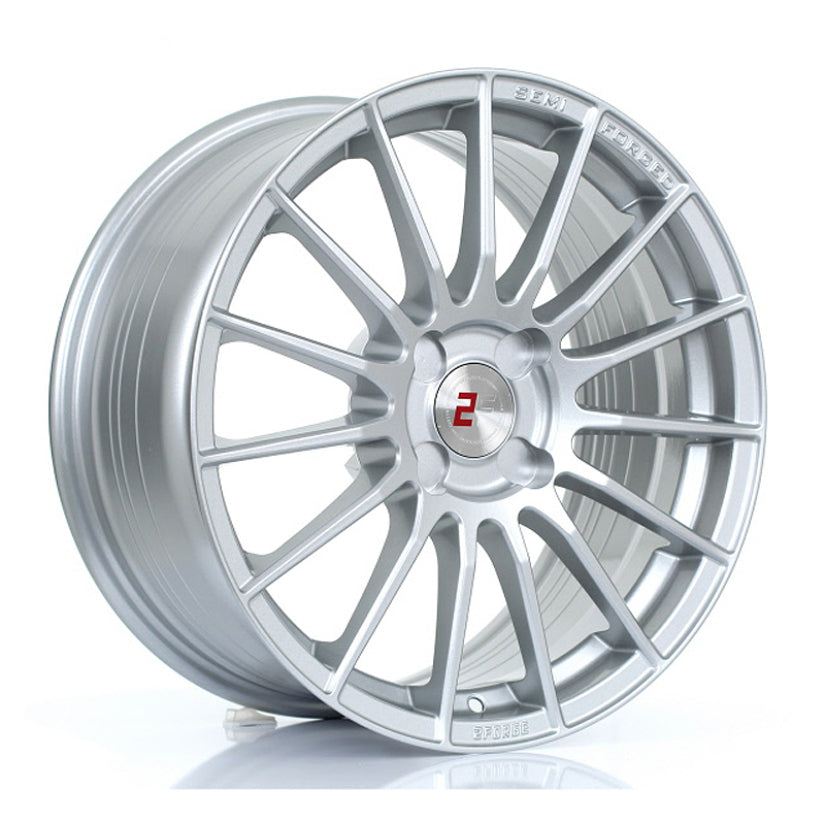 2Forge ZF1 Alloy Wheel 17x8 4x114 ET10 TO 58 72.6mm CB Silver