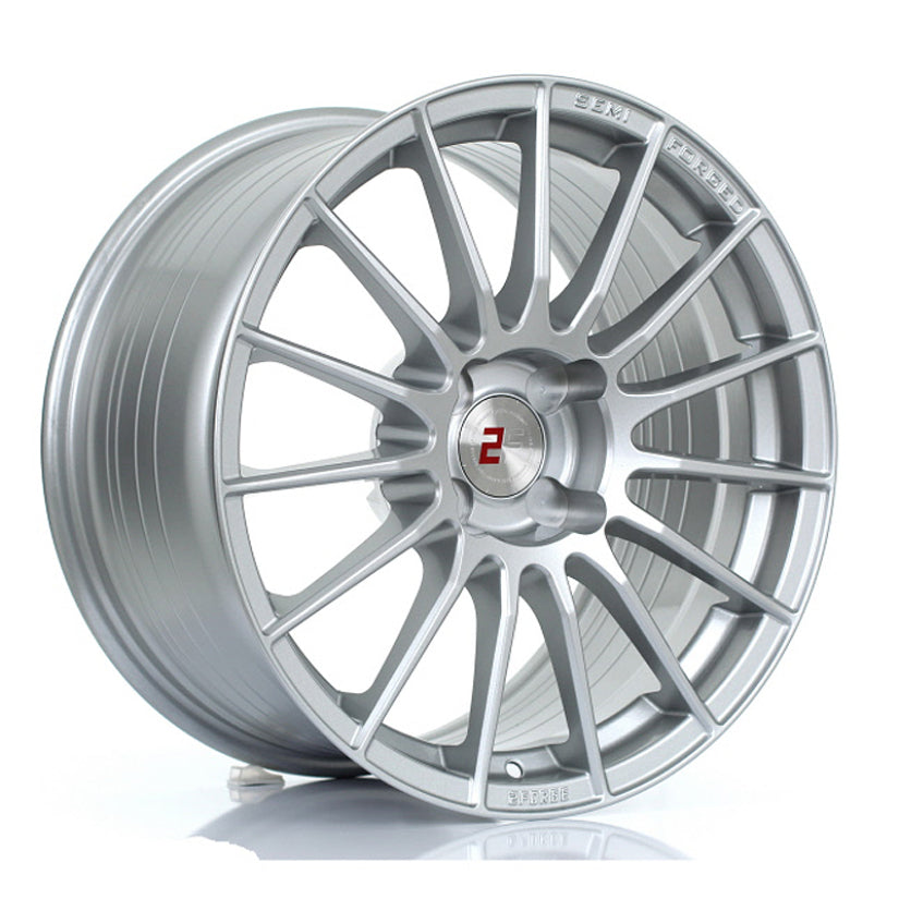 2Forge ZF1 Alloy Wheel 17x9 4x108 ET10 TO 50 72.6mm CB Silver