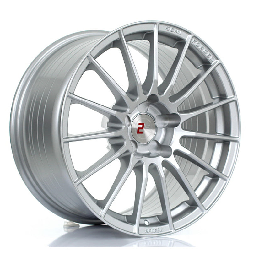 2Forge ZF1 Alloy Wheel 17x9.5 5x115 ET0 TO 45 72.6mm CB Silver