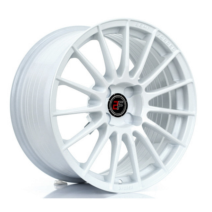 2Forge ZF1 Alloy Wheel 17x9 4x100 ET10 TO 50 72.6mm CB White