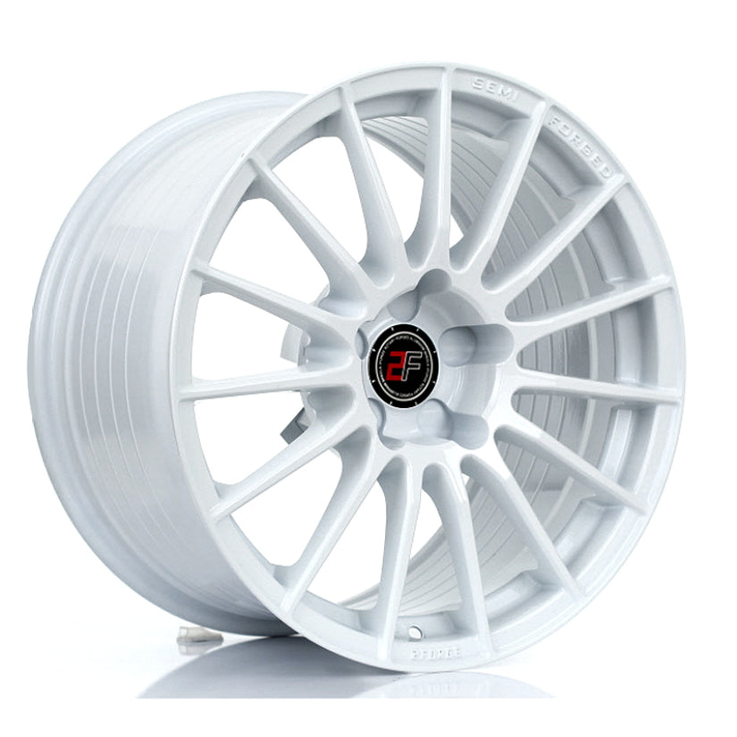 2Forge ZF1 Alloy Wheel 17x9.5 5x100 ET0 TO 45 72.6mm CB White