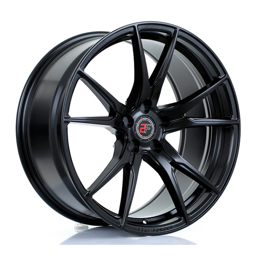 2Forge ZF2 Alloy Wheel 20x9.5 5x120.65 ET9 TO 45 72.6mm CB Matt Black