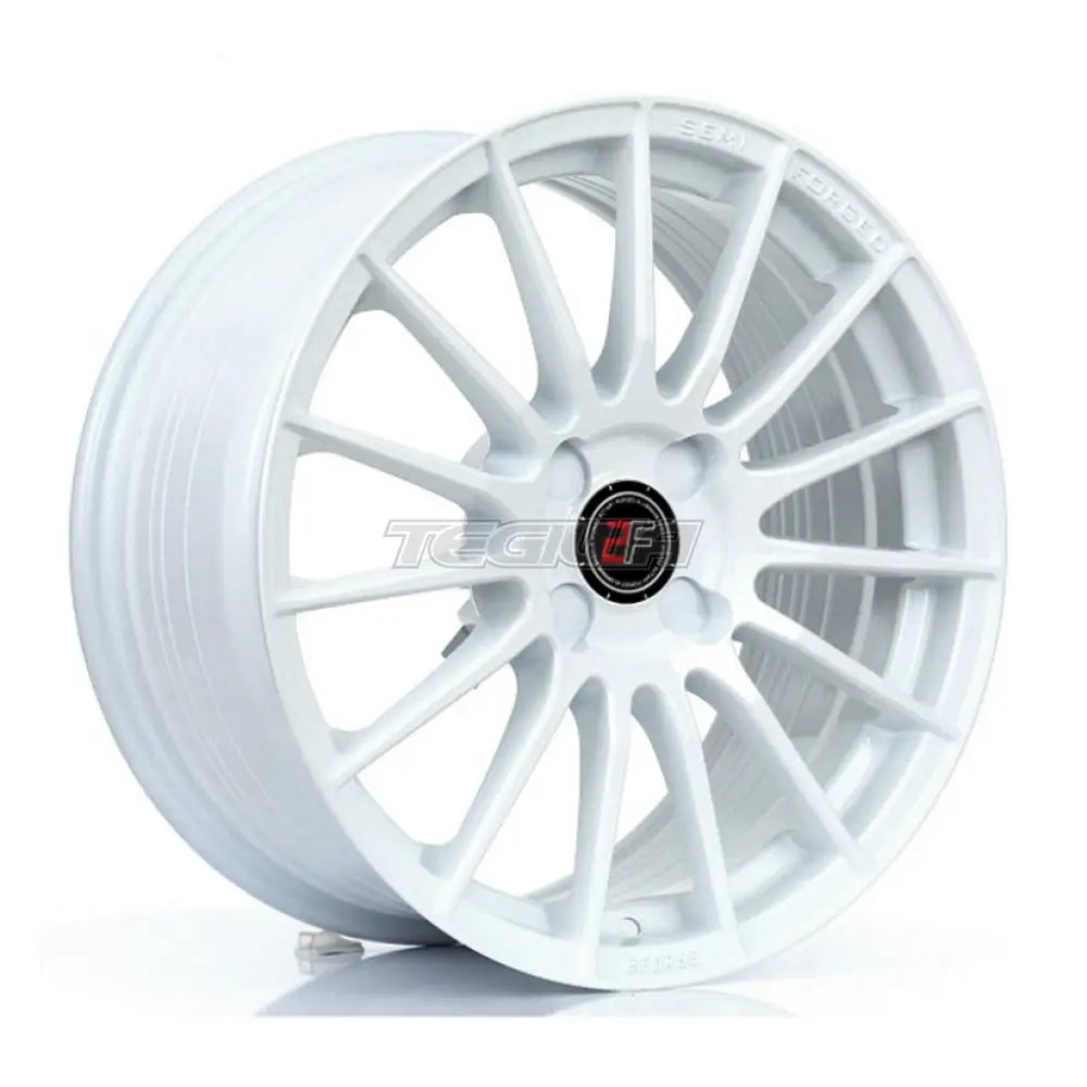 2Forge ZF1 Alloy Wheel 17x8 4x108 ET10 TO 58 72.6mm CB White