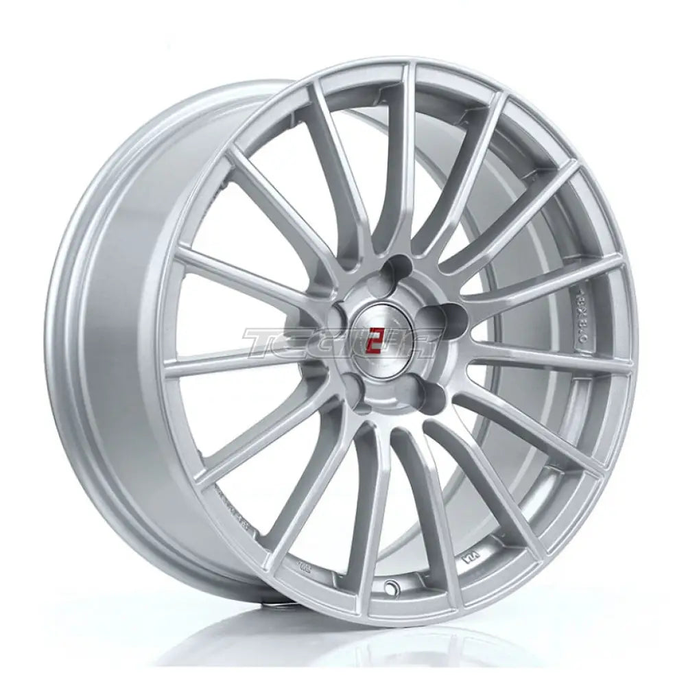 2Forge ZF1 Alloy Wheel 18x8 5x115 ET15 TO 42 72.6mm CB Silver