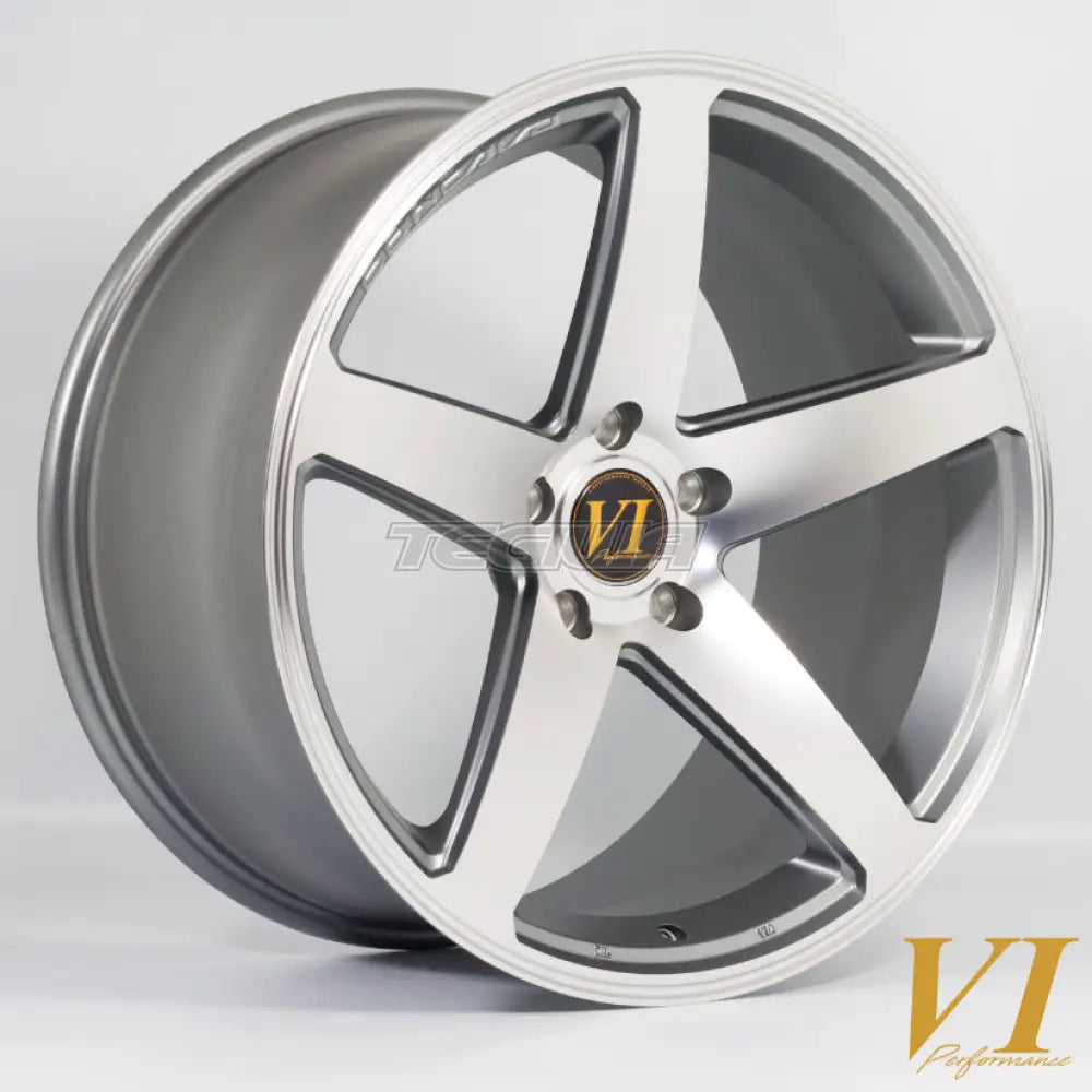 6Performance CVO Alloy Wheel 20x10.5 ET42 5x120 Gunmetal Polished Face 72.6mm CB