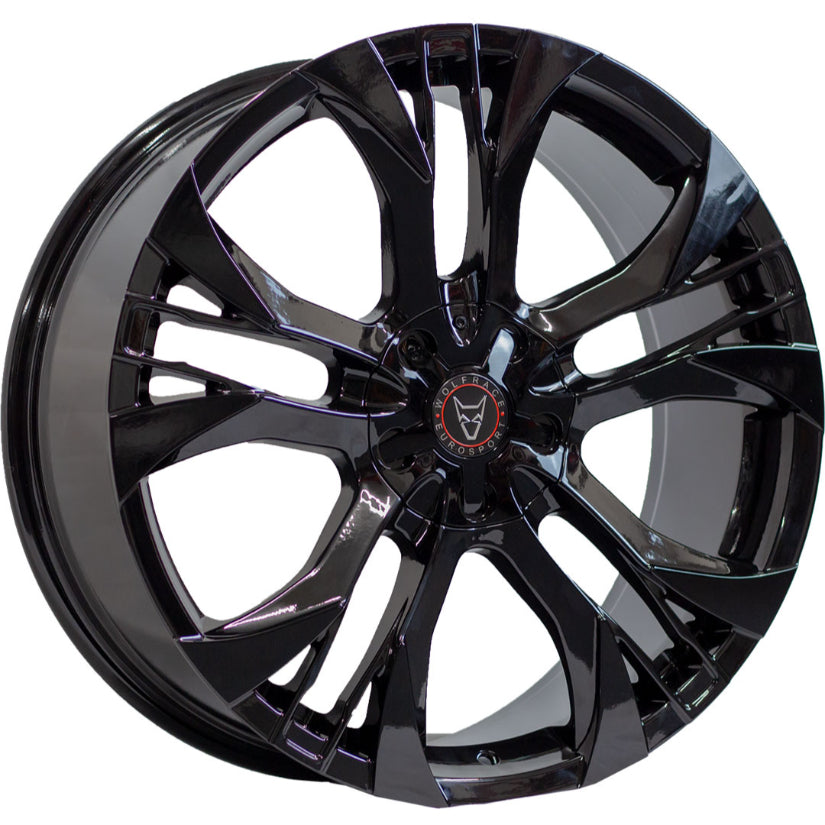 Wolfrace Eurosport Assassin GT2 Alloy Wheel 20x8.5 ET38 5x112 Gloss Black 110mm CB