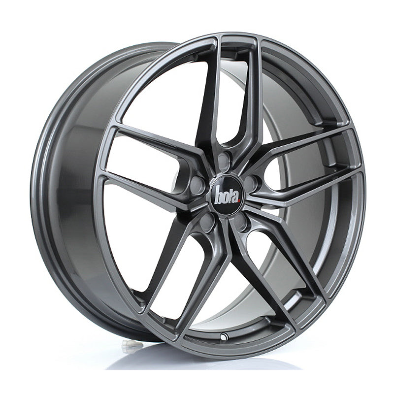 BOLA B11 Alloy Wheel 20x8.5 5x108 ET20 To 45 72.6mm CB Light Gunmetal