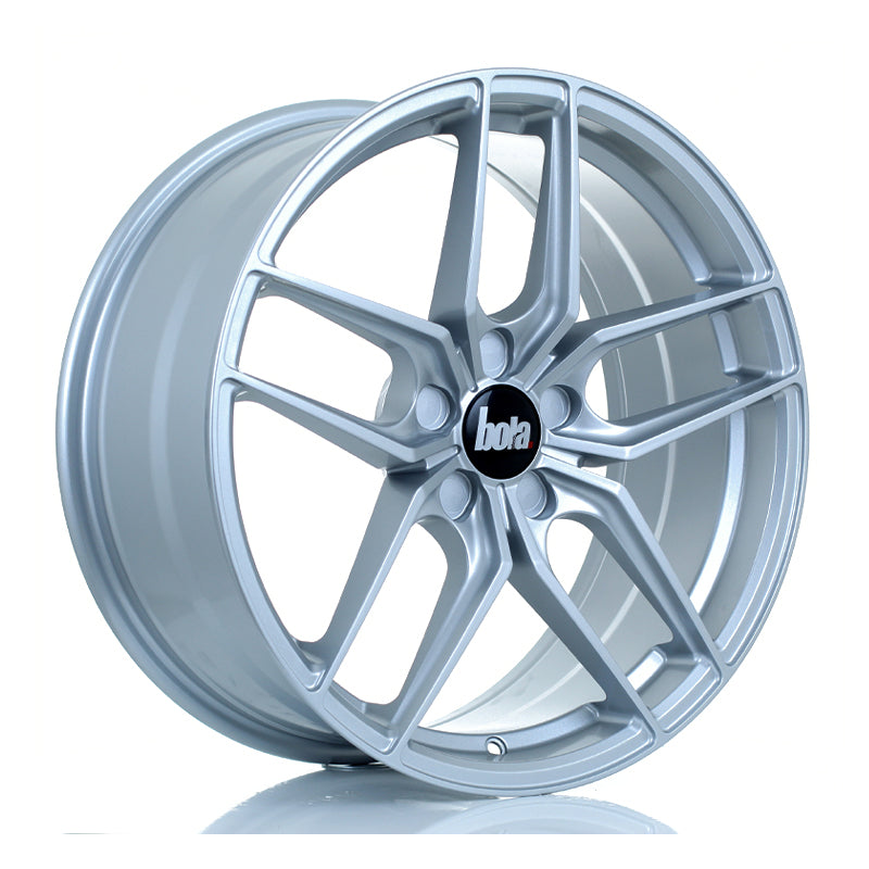 BOLA B11 Alloy Wheel 19x8.5 5x130 ET25 To 52 72.6mm CB Crystal Silver