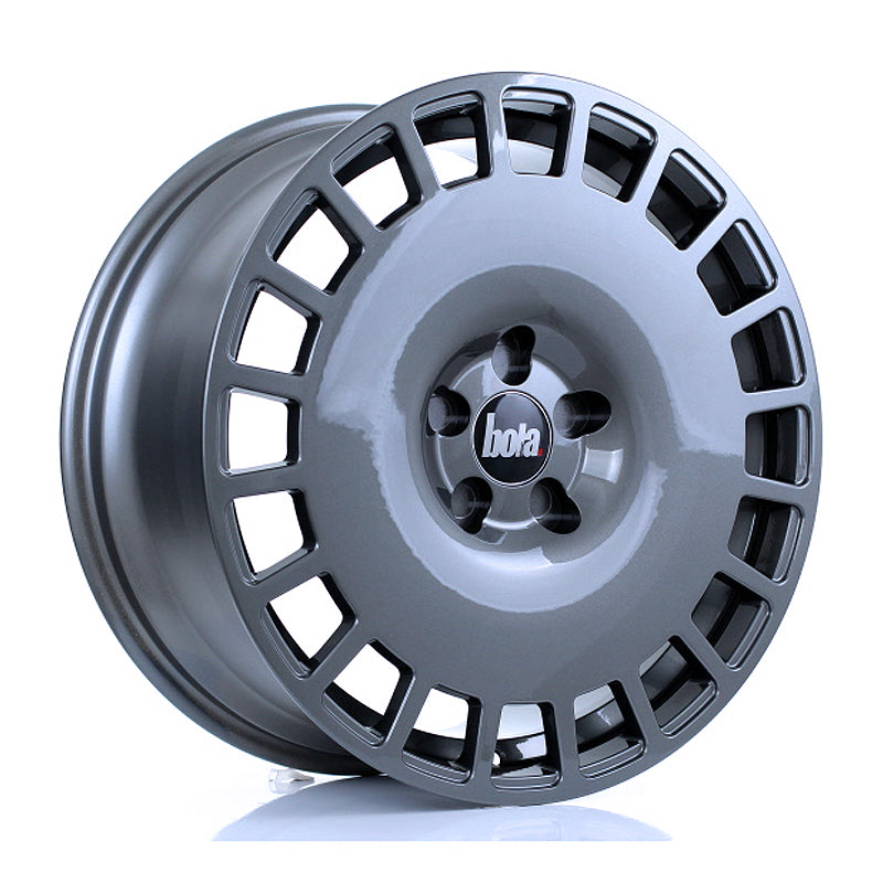 BOLA B12 Alloy Wheel 19x8.5 5x112 ET25 To 45 71.6mm CB Gloss Gunmetal