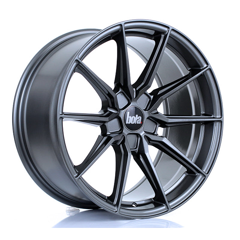 BOLA B16 Alloy Wheel 19x9.5 5x105 ET25 To 45 72.6mm CB Gloss Gunmetal
