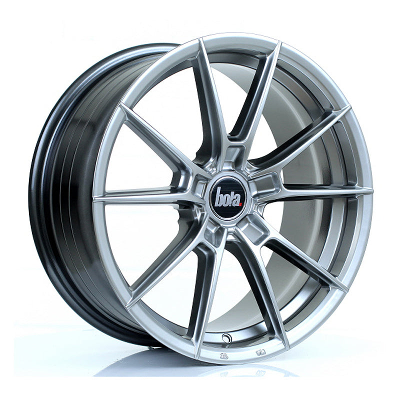 BOLA B19 Alloy Wheel 17x7.5 5x115 ET40 To 45 72.6mm CB Hyper Black