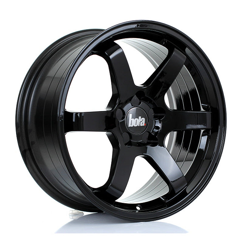 BOLA B1R Alloy Wheel 18x8.5 5x110 ET25 To 45 72.6mm CB Gloss Black