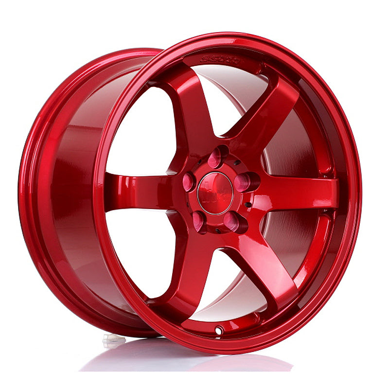 BOLA B1 Alloy Wheel 18x9.5 5x114 ET30 To 45 72.6mm CB Candy Red
