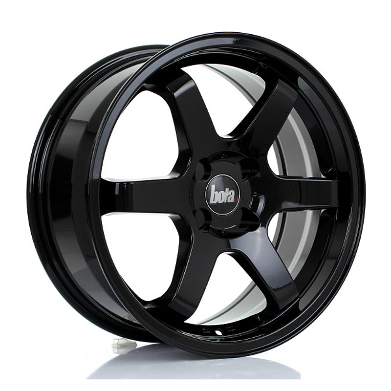 BOLA B1 Alloy Wheel 17x7.5 4x100 ET40 To 45 73.1mm CB Gloss Black