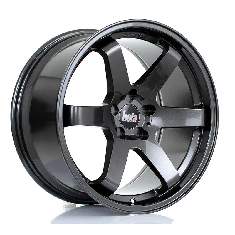 BOLA B1 Alloy Wheel 19x10 5x98 ET25 To 45 72.6mm CB Gloss Gunmetal