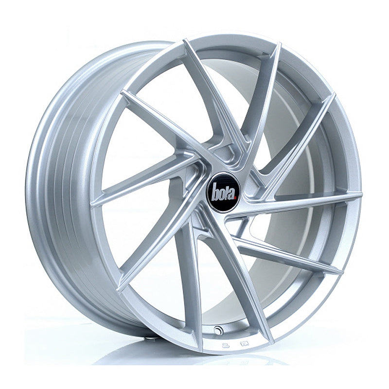 BOLA B26 Alloy Wheel 18x8 5x120 ET40 To 45 72.6mm CB Crystal Silver