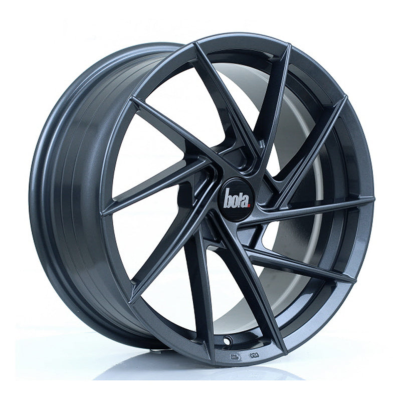 BOLA B26 Alloy Wheel 17x7.5 5x105 ET40 To 45 72.6mm CB Gloss Gunmetal