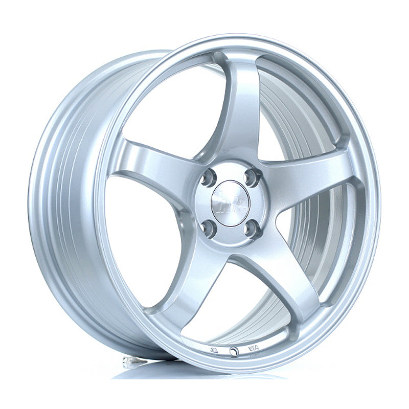 BOLA B2R Alloy Wheel 18x8 4x108 ET40 72.6mm CB Crystal Silver