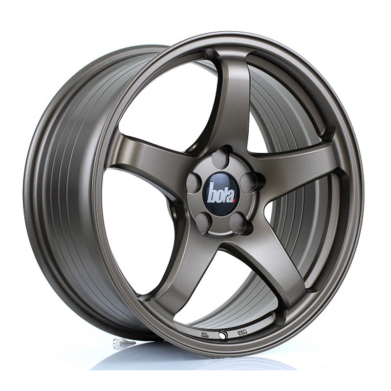 BOLA B2R Alloy Wheel 18x8.5 5x112 ET30 To 45 72.6mm CB Matt Bronze