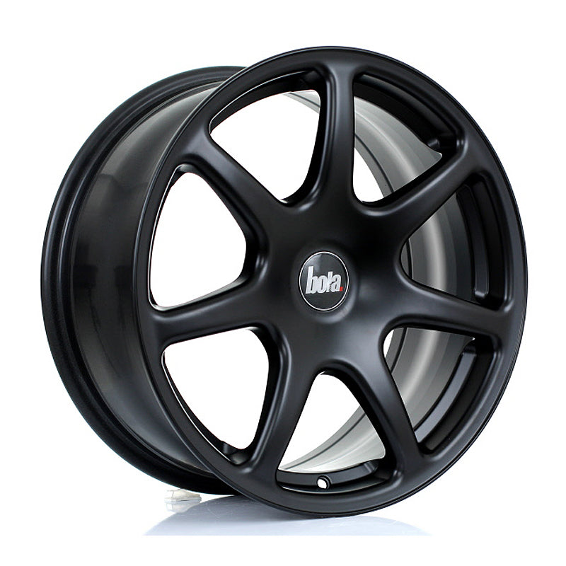 BOLA B7 Alloy Wheel 17x7.5 4x108 ET40 To 45 72.6mm CB Matt Black