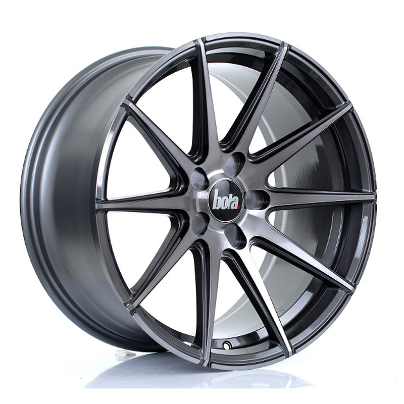 BOLA CSR Alloy Wheel 19x9.5 5x108 ET25 To 45 72.6mm CB Titanium