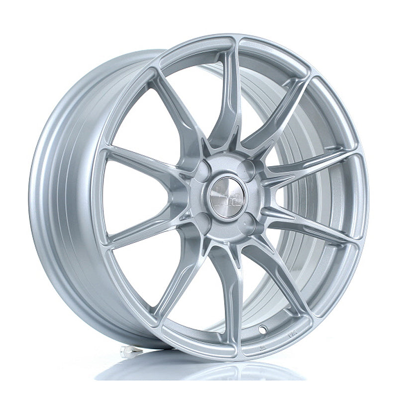 BOLA FLB Alloy Wheel 17x8 5x98 ET35 To 45 72.6mm CB Crystal Silver