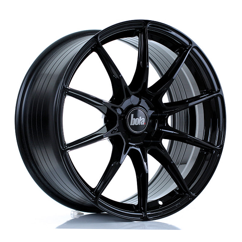 BOLA FLB Alloy Wheel 18x8.5 5x112 ET25 To 45 72.6mm CB Gloss Black