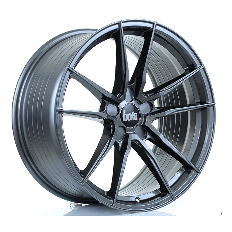 BOLA FLD Alloy Wheel 19x9.5 5x130 ET25 To 45 72.6mm CB Gloss Gunmetal