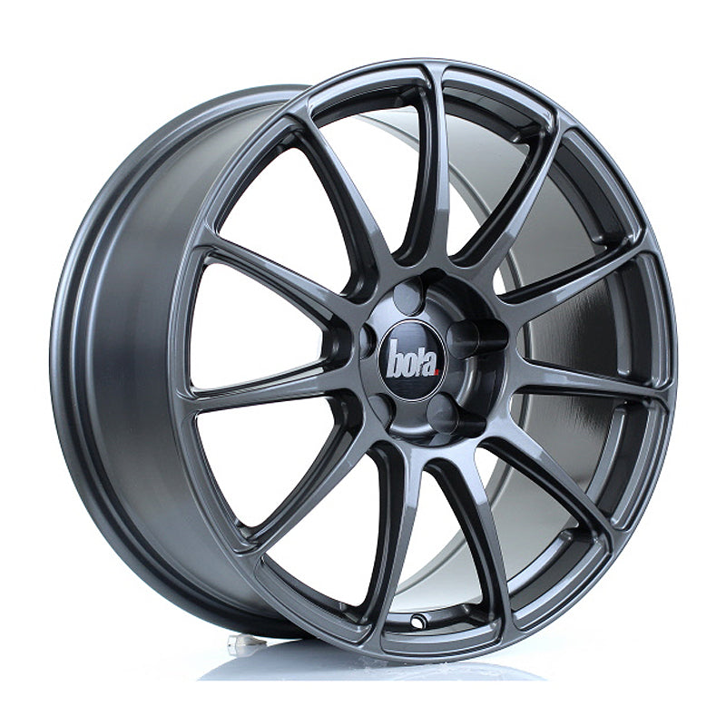 BOLA VST Alloy Wheel 18x8 5x100 ET40 To 45 72.6mm CB Gloss Gunmetal