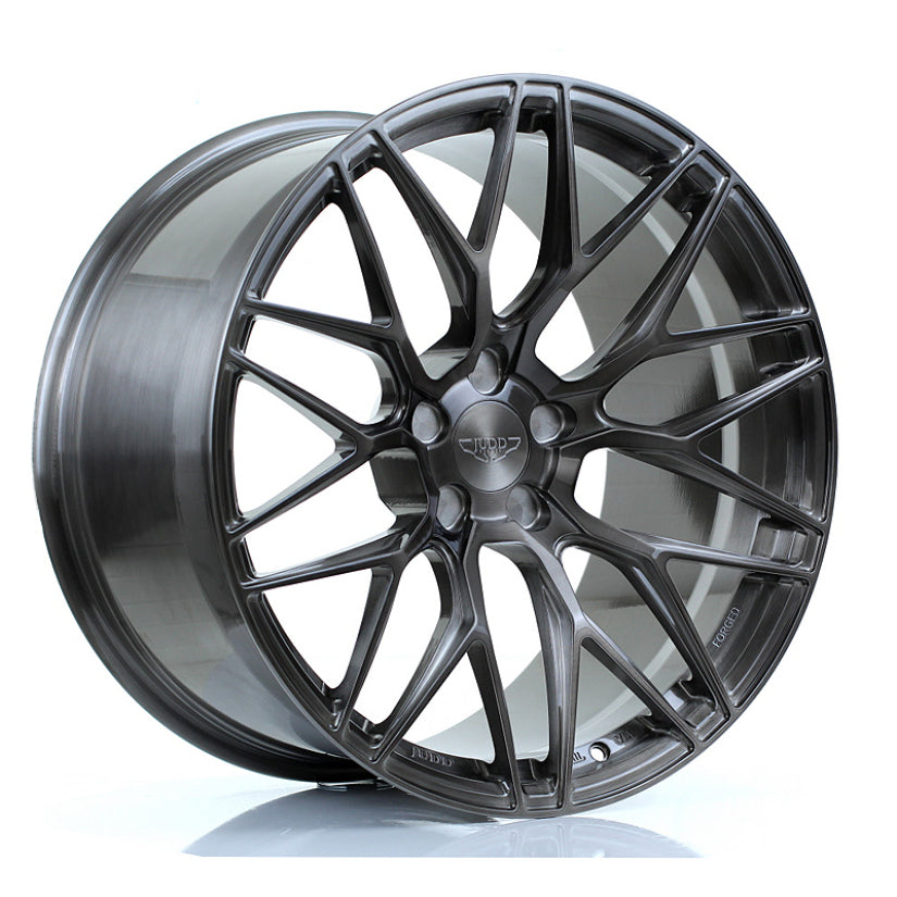 JUDD Model One Forged Alloy Wheel 20x11 ET20 TO 45 5x115 Hand Brushed Titanium 72.6mm CB