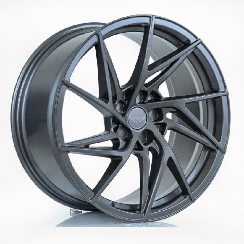 JUDD Model Two Alloy Wheel 20x9.5 ET20 TO 45 5x130 Satin Gunmetal 72.6mm CB