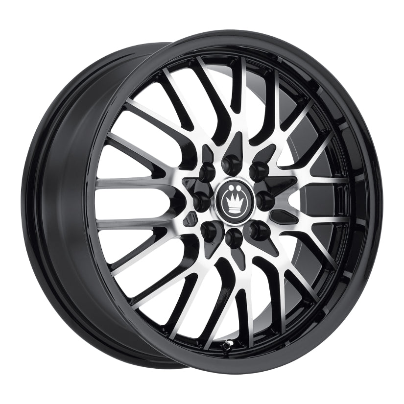 Konig Lace Alloy Wheel 16x7 ET40 5x110, 5x115 Matte Black 73.1mm CB
