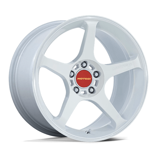 Motegi MR159 BATTLE V Alloy Wheel 18x10.5 ET25 5x114 Matsuri White Pearl Machined Lip 72.56mm CB