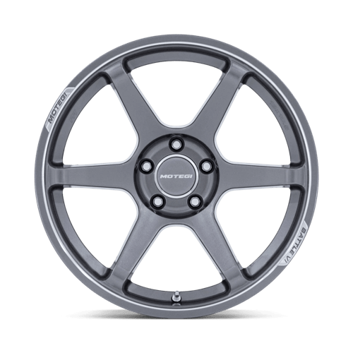 Motegi MR160 BATTLE VI Alloy Wheel 19x9.5 ET40 5x100 Gloss Gunzilla With Machined Lip 56.15mm CB