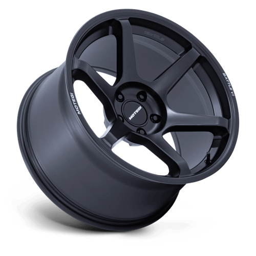 Motegi MR160 BATTLE VI Alloy Wheel 19x8.5 ET25 5x112 Matt Blackbird Metallic 66.56mm CB