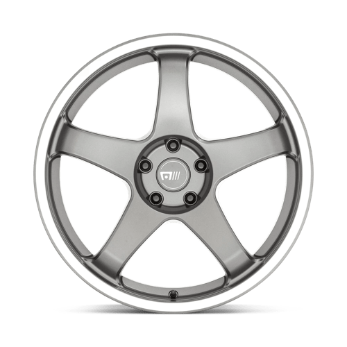 Motegi MR151 CS5 Alloy Wheel 18x8.5 ET45 5x112 Gunmetal With Machined Lip 66.56mm CB