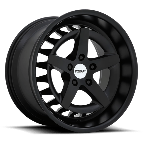 TSW DEGNER Alloy Wheel 18x10 ET25 5x112 Semi Gloss Black 66.56mm CB
