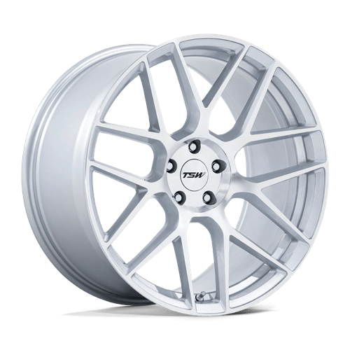 TSW TW002 LASARTHE Alloy Wheel 22x9 ET38 5x114 Gloss Silver Machined 72.56mm CB