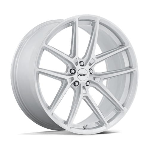TSW TW006 IMOLA Alloy Wheel 19x10.5 ET25 5x114 Gloss Silver With Machined Face 72.56mm CB