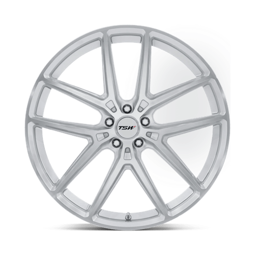 TSW TW006 IMOLA Alloy Wheel 19x8.5 ET35 5x100 Gloss Silver With Machined Face 72.56mm CB
