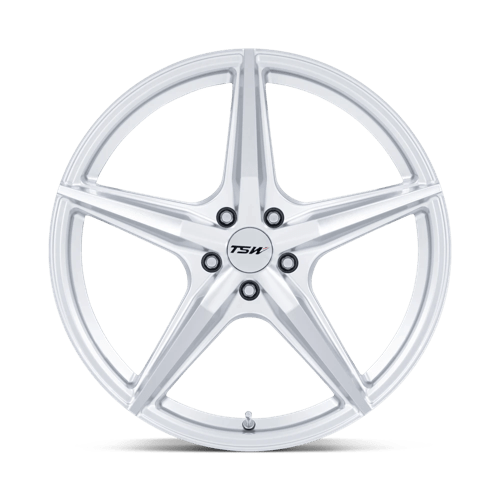 TSW TW007 ESPRIT Alloy Wheel 18x9.5 ET22 5x112 Hyper Silver With Machined Face 66.56mm CB