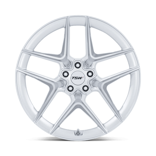 TSW TW008 SLIPSTREAM Alloy Wheel 19x9.5 ET40 5x112 Gloss Silver With Machined Face 66.56mm CB