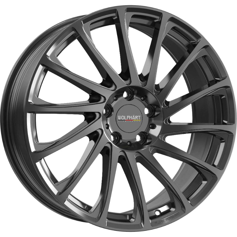 Wolfhart Flowformed Aero 2 Alloy Wheel 19x8.5 ET32 5x112 Gloss Black 72.6mm CB