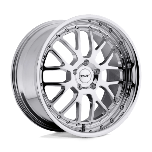 TSW VALENCIA Alloy Wheel 18x9.5 ET40 5x112 Chrome 72.1mm CB