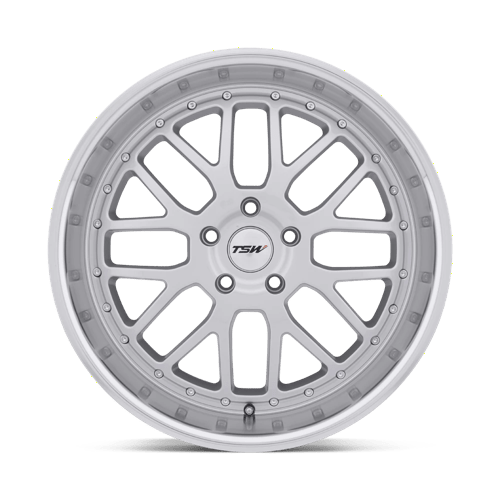 TSW VALENCIA Alloy Wheel 19x9.5 ET20 5x120 Silver With Mirror Cut Lip 76.1mm CB